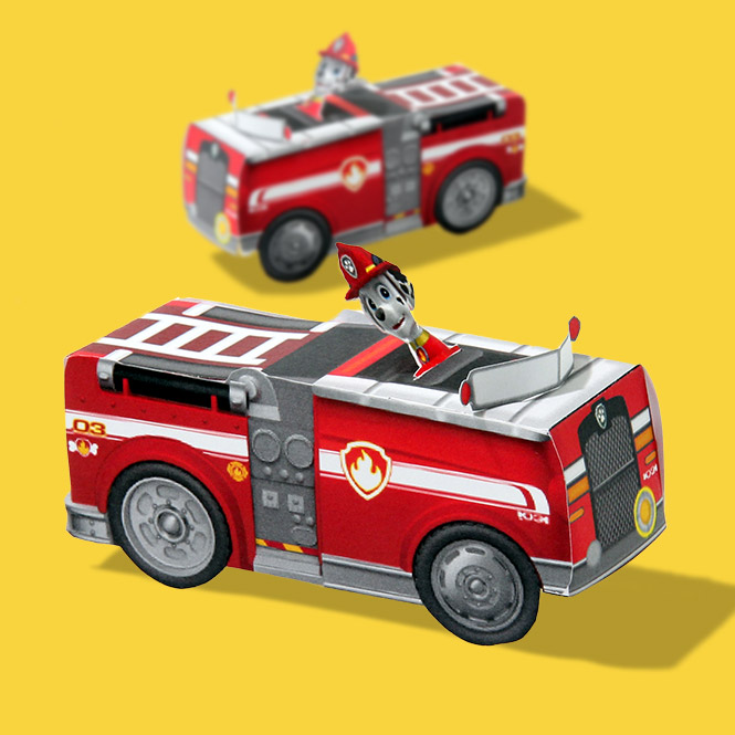 Marshall Paper Vehicle Toy