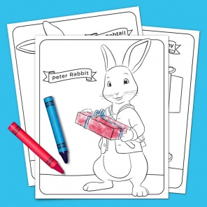 Peter Rabbit Holiday Coloring Pack