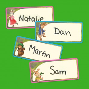 So Everybunny Knows Your Name Tags