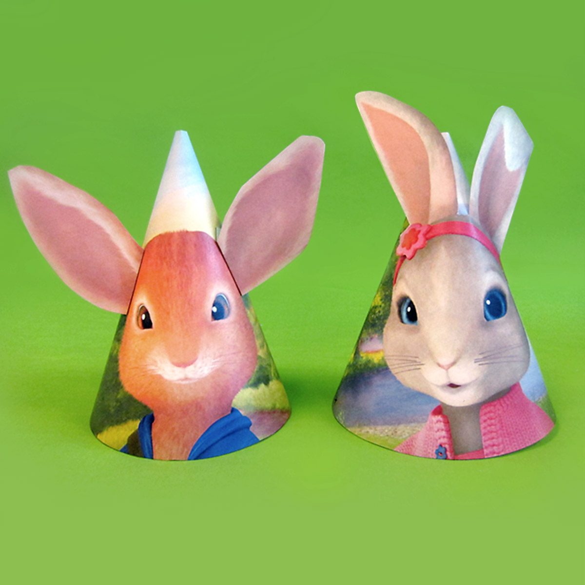Peter Rabbit Party Hats