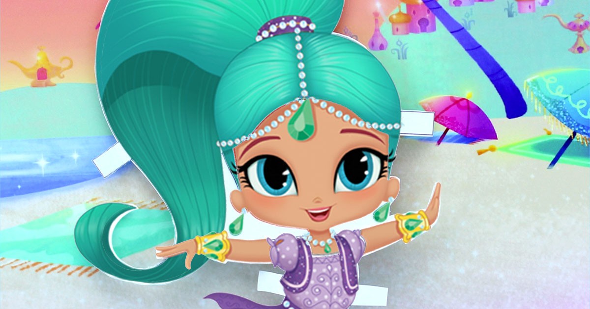 Shimmer and Shine Paper Dolls | Nickelodeon Parents