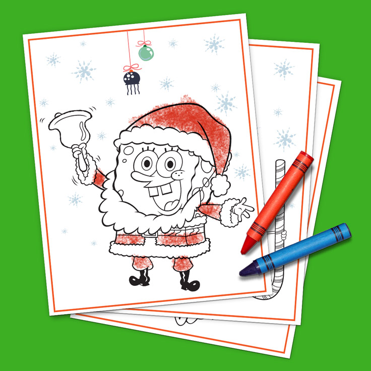 SpongeBob Holiday Coloring Pack