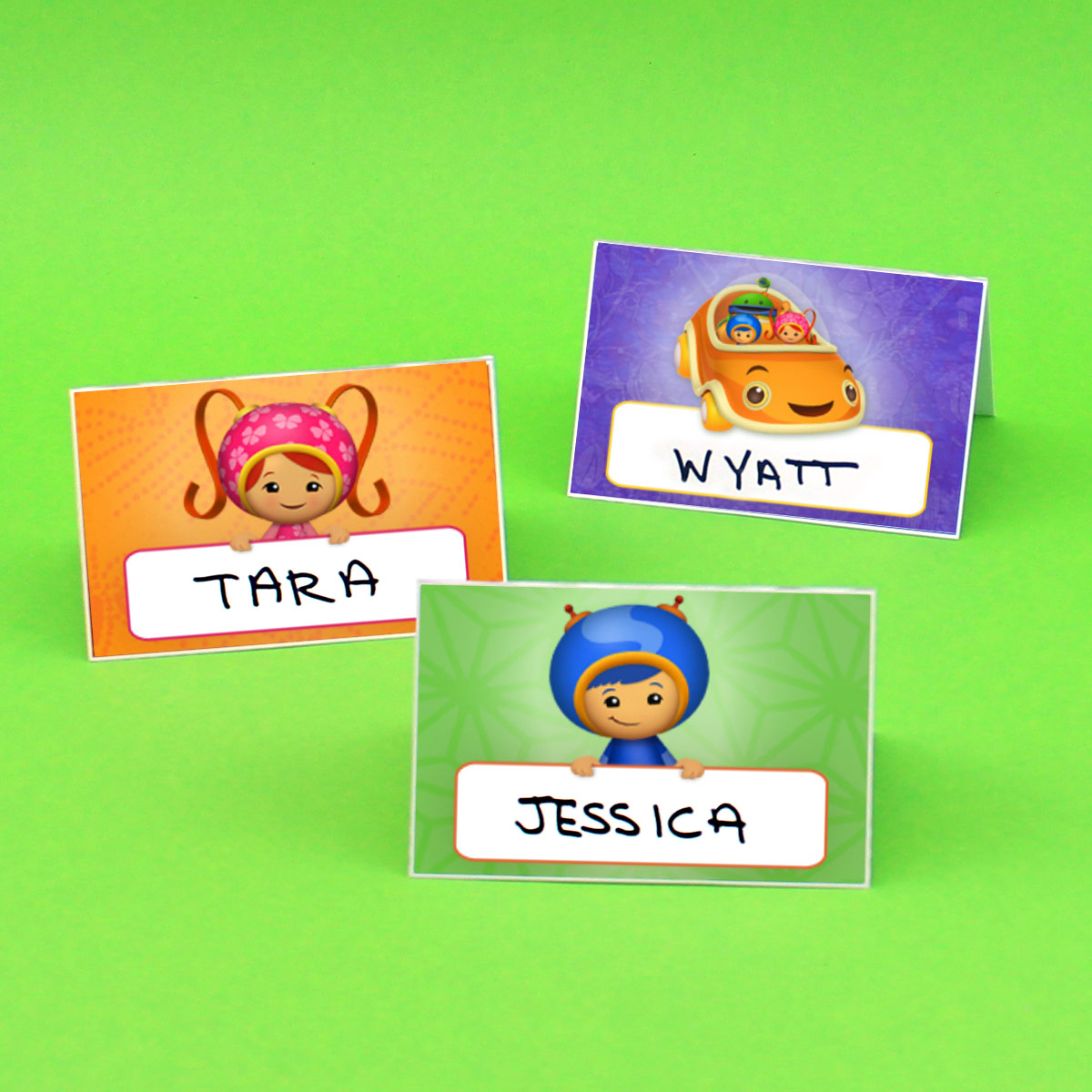 Umizoomi Place Cards
