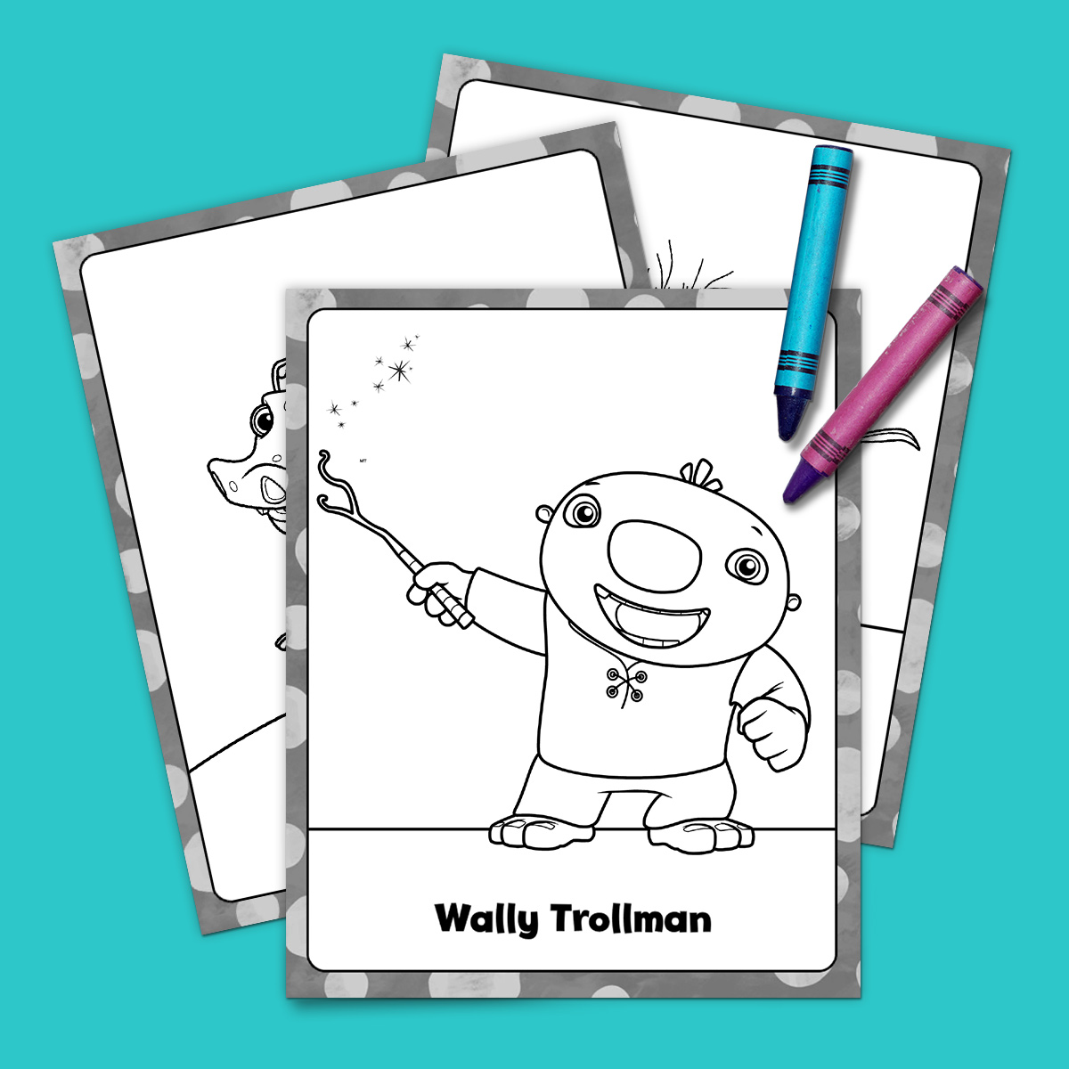 Wallykazam Coloring Pack