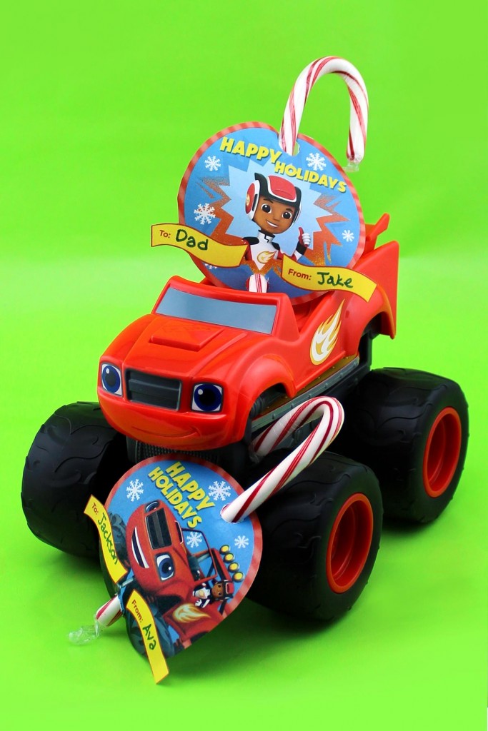 Blaze and AJ Candy Cane Covers Nickelodeon Parents