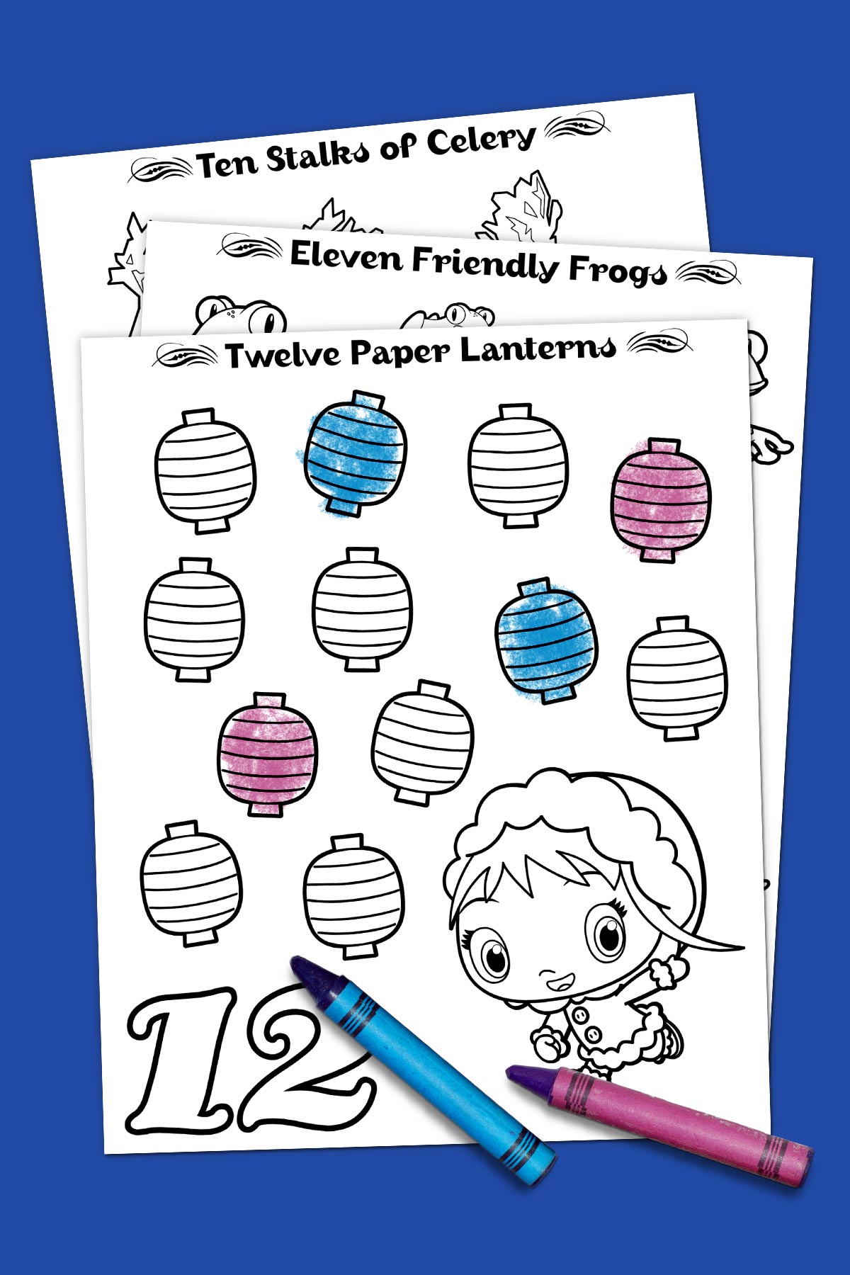 12 Days of Christmas Coloring Fun