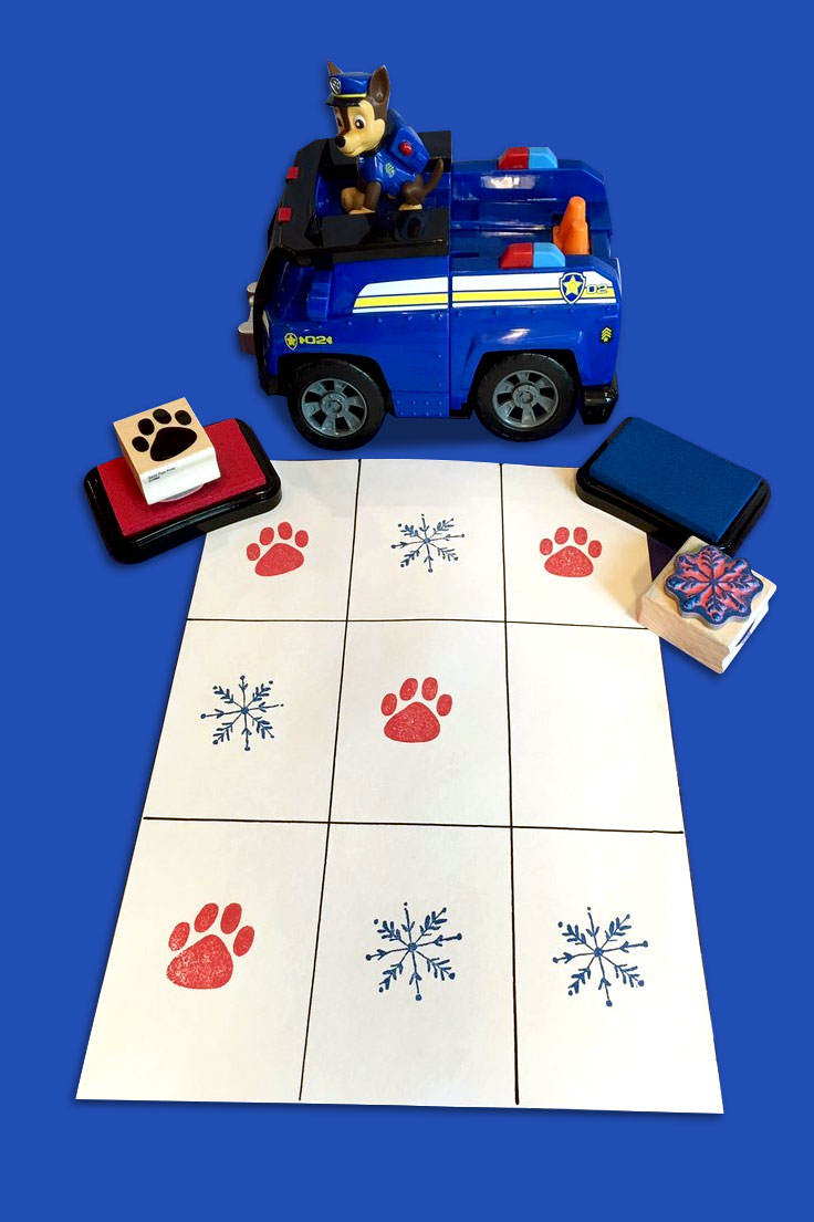 PAW Winter Tic Tac Toe