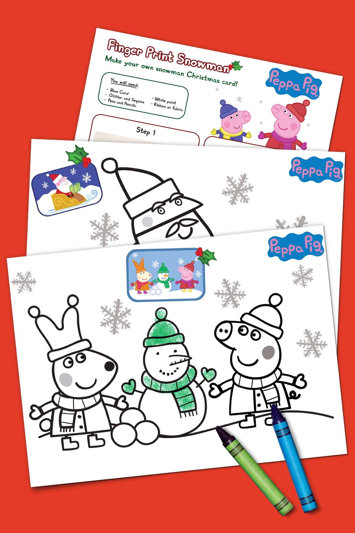 Peppa Holiday Coloring Pack
