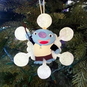 Wallykazam! Snowflake Ornament