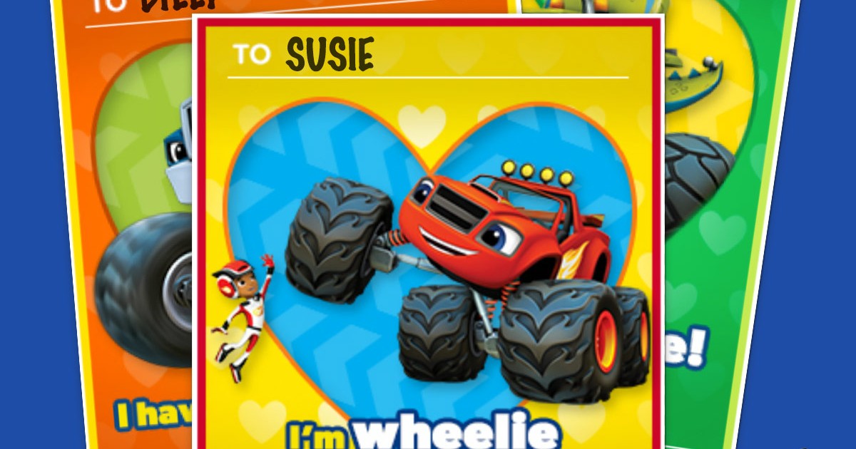 Blaze and the Monster Machines Valentines | Nickelodeon Parents