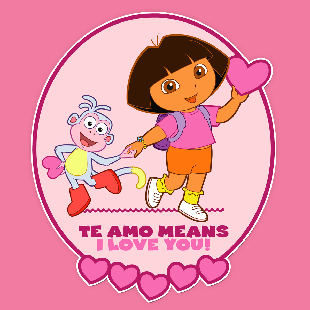 Dora Valentine's Day Card