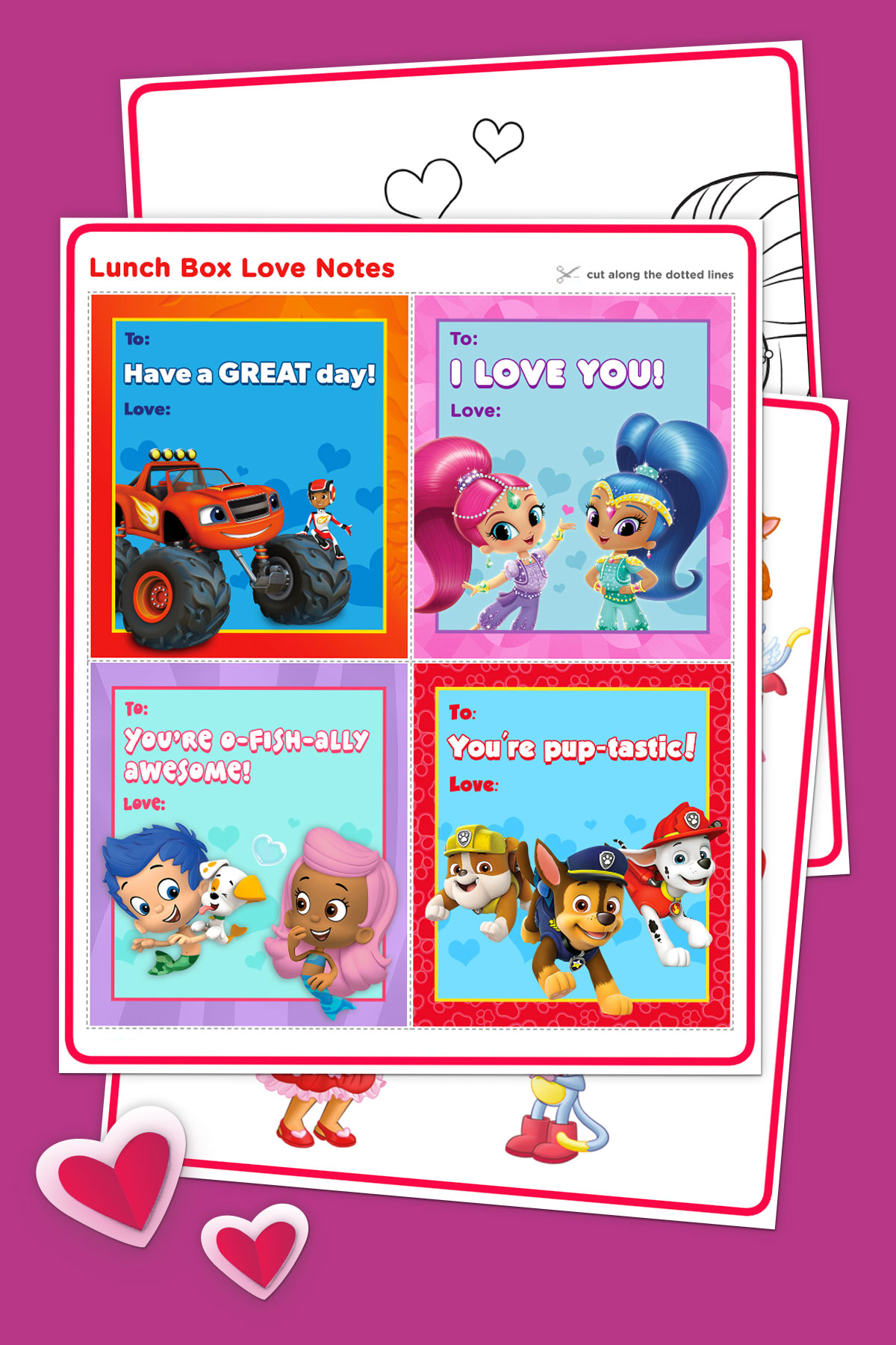 Valentine's Day Free Printable Activity Pack | Nickelodeon Parents