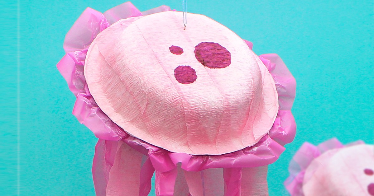 Spongebob Squarepants DIY Jellyfish Umbrella and Plankton Paper Roll Craft!  – SKGaleana