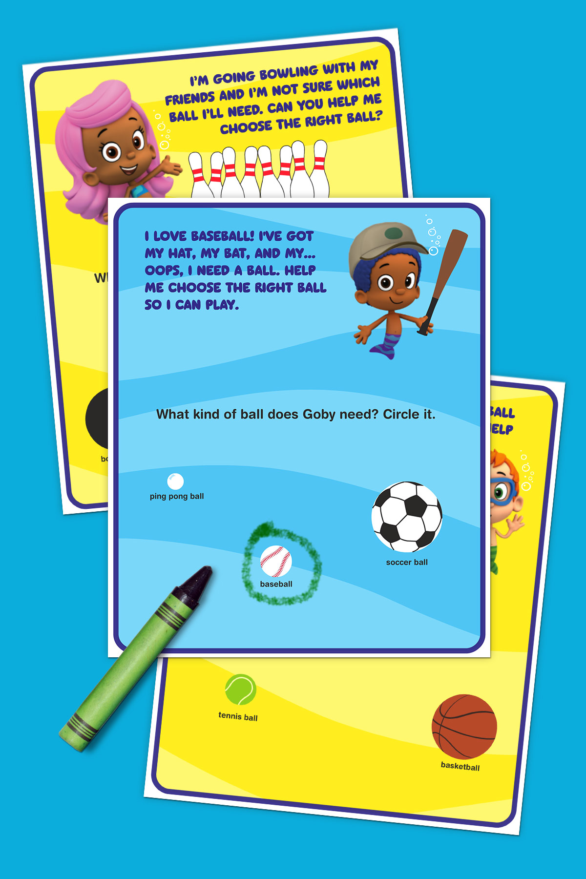 Bubble Guppies Sports Activity Pack