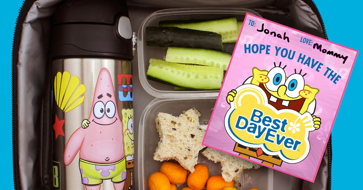 Pack a SpongeBob Lunch Box