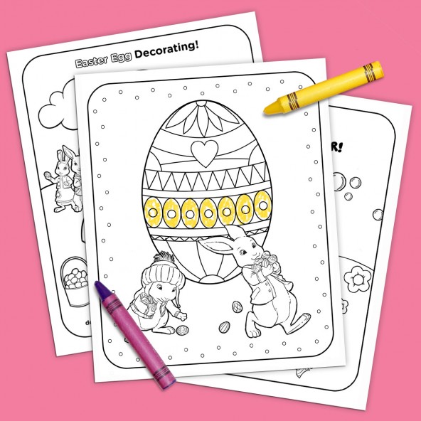 Nick Jr. Printable Easter Coloring Pack | Nickelodeon Parents