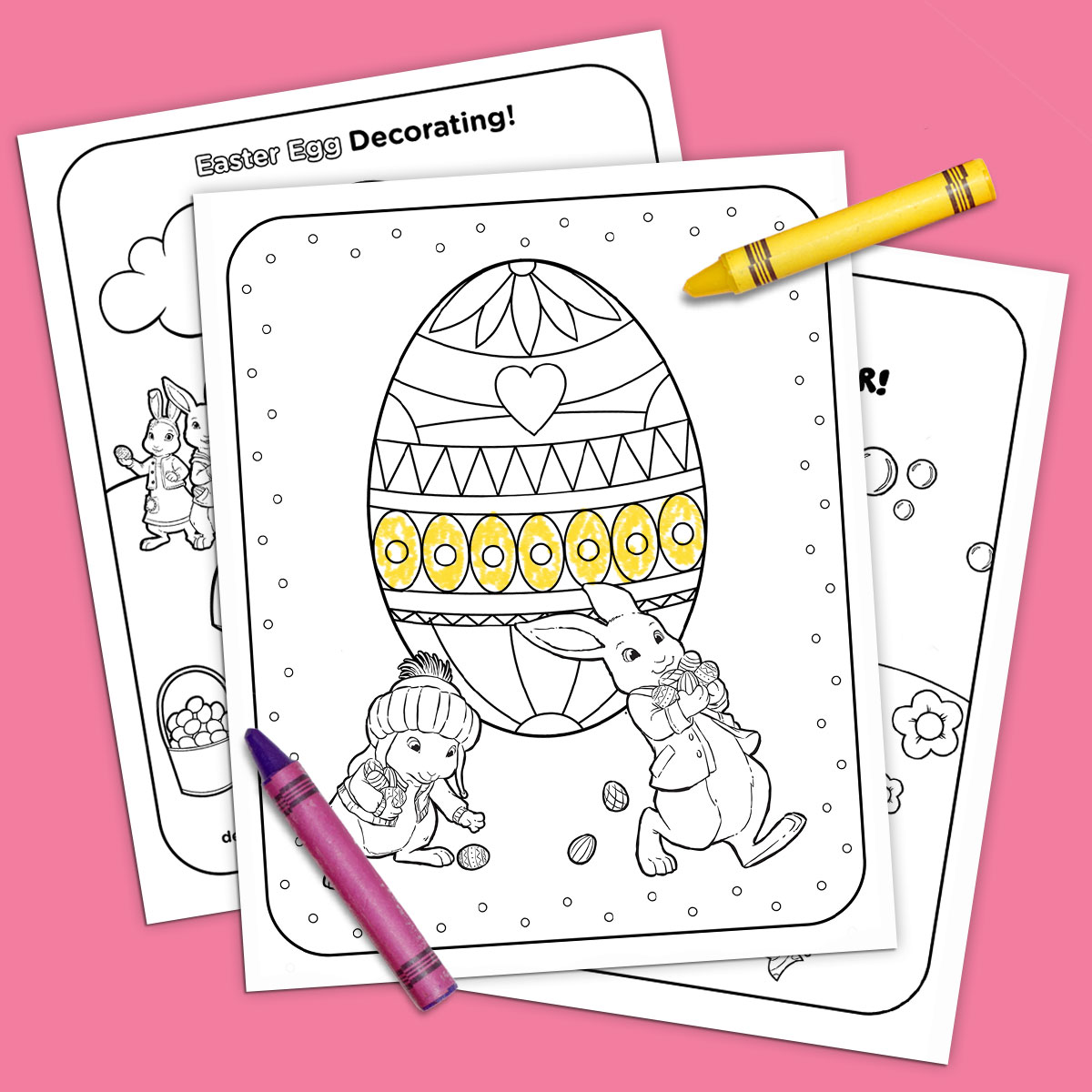 Nick Jr. Printable Easter Coloring Pack