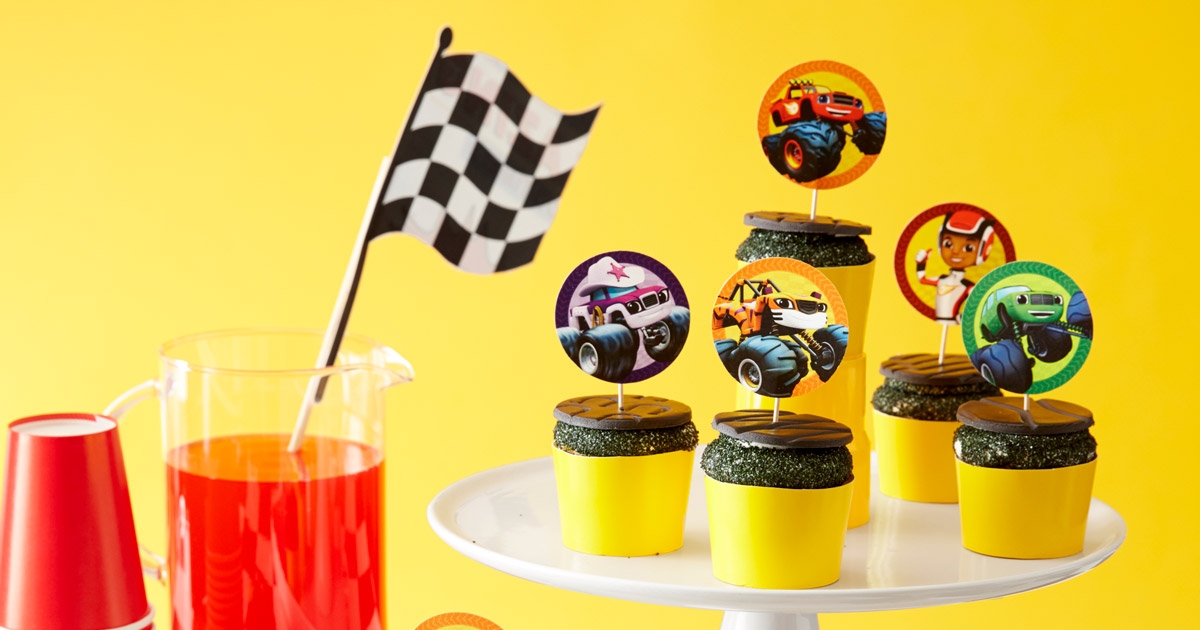 Blaze and the Monster Machines Cupcake Toppers