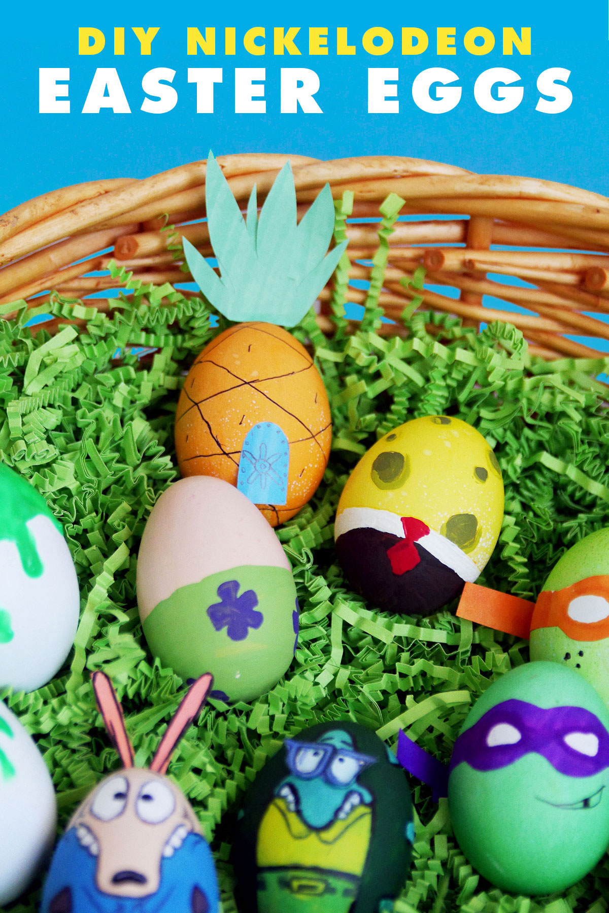 DIY Nickelodeon Easter Eggs