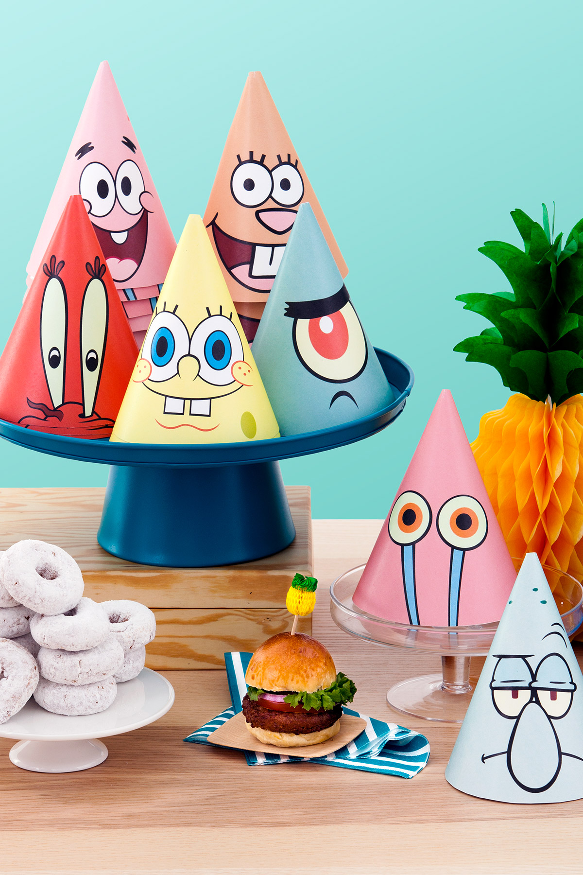 SpongeBob Printable Party Hats