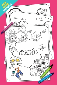 Nick Jr. Spring Alphas Springtime Coloring Pack | Nickelodeon Parents