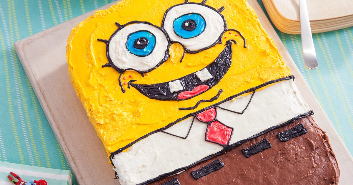 SpongeBob Birthday Cake Recipe | Nickelodeon Parents
