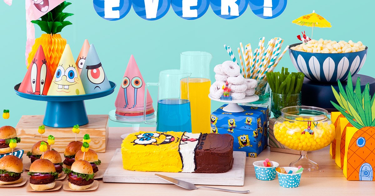 SpongeBob SquarePants Birthday Supplies - Party Things Canada