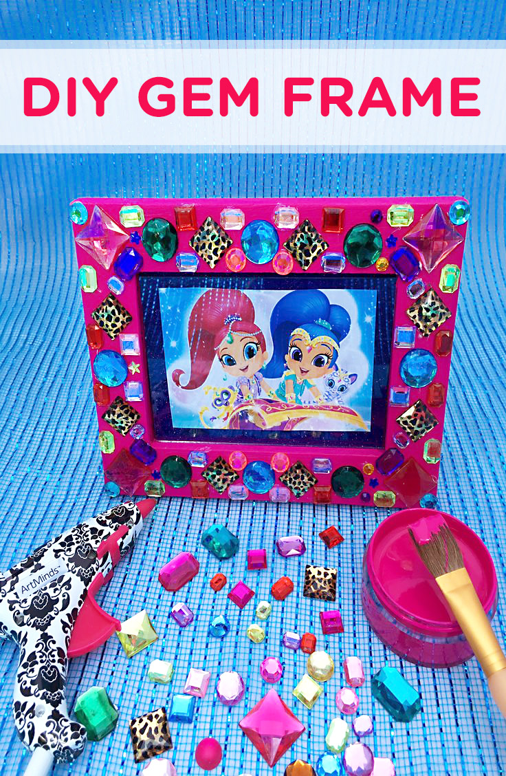 Shimmer and Shine Gem Frame Craft