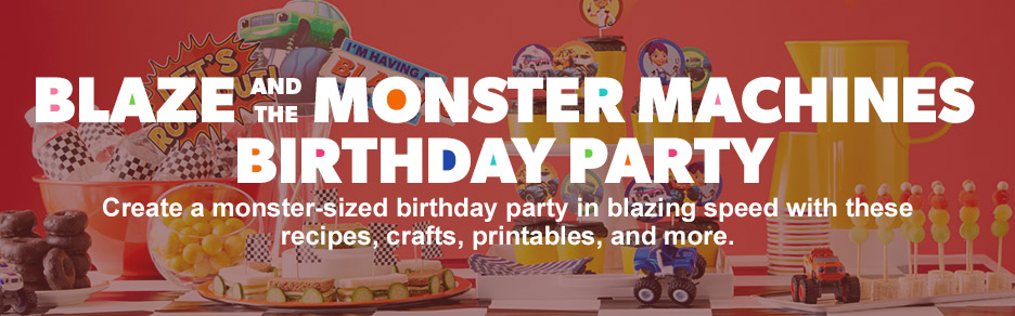 Blaze and the Monster Machines Birthday Party