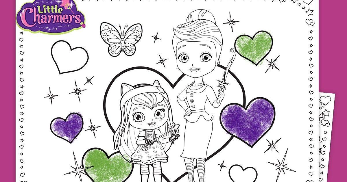 Little Charmers Mother S Day Coloring Pack Nickelodeon Parents