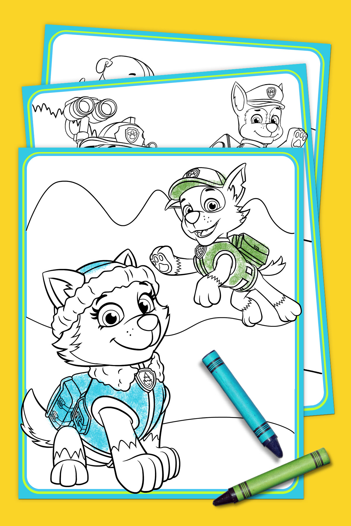 PAW Patrol - Everest Coloring | Nickelodeon Parents