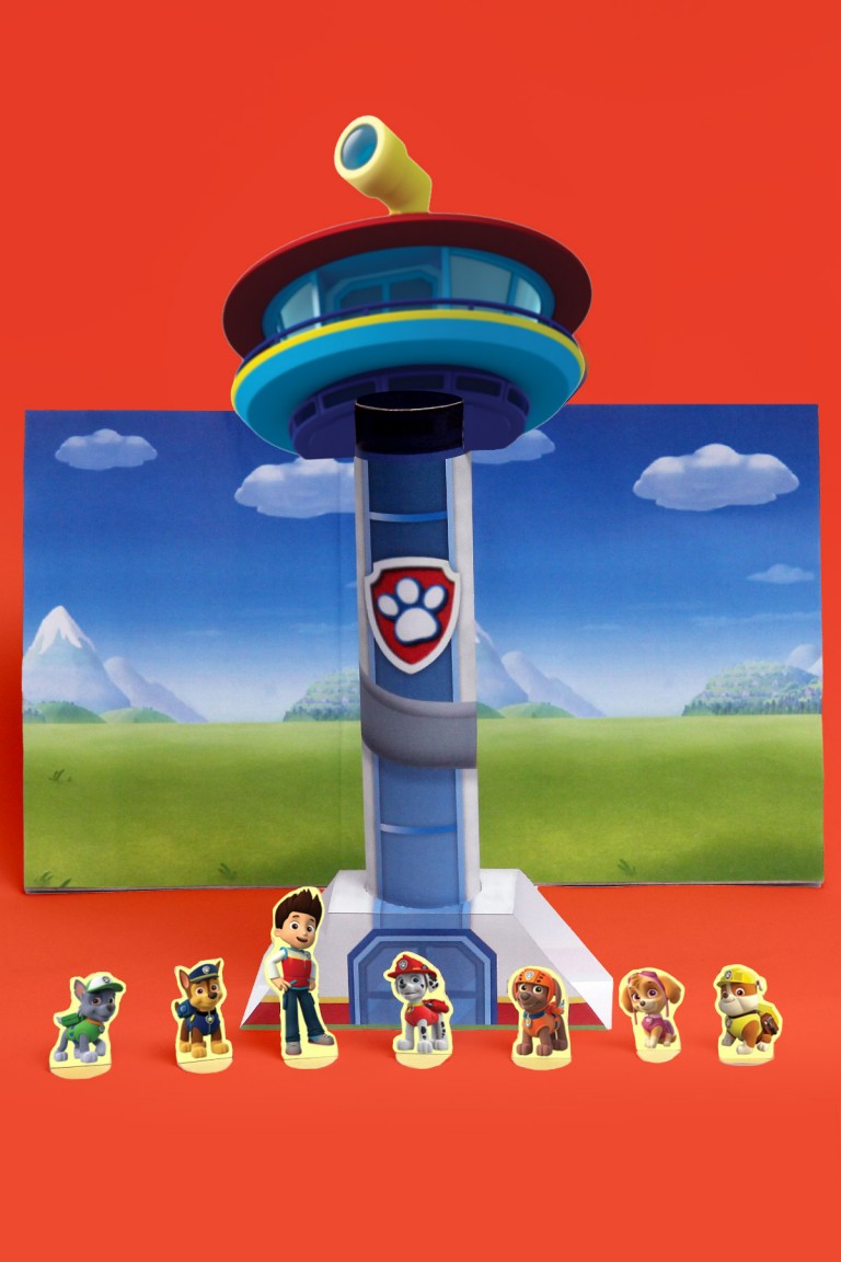 PAW Patrol Look-Out Tower Theater Craft | Nickelodeon Parents