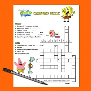 SpongeBob Crossword