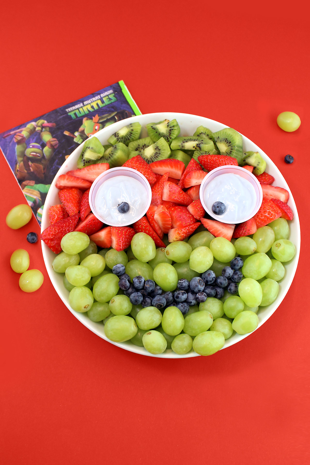 TMNT Fruity Face Fruit Platter Recipe