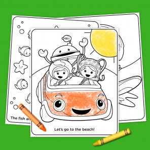 Umizoomi Summer Coloring