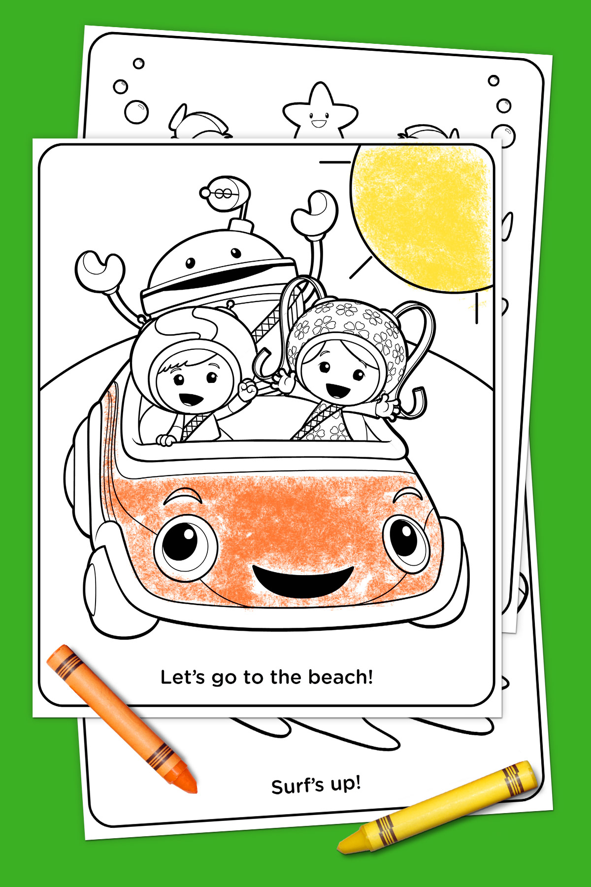 Team Umizoomi Summertime Coloring Pack