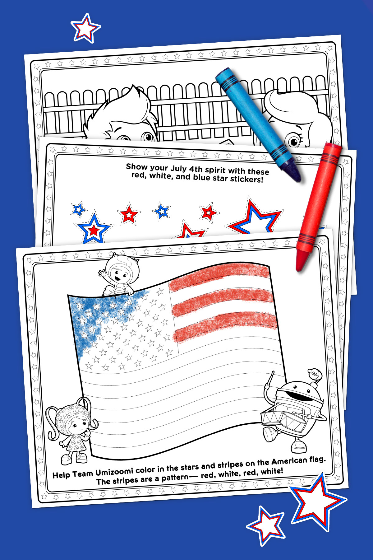 Nick Jr. Independence Day Activity Pack