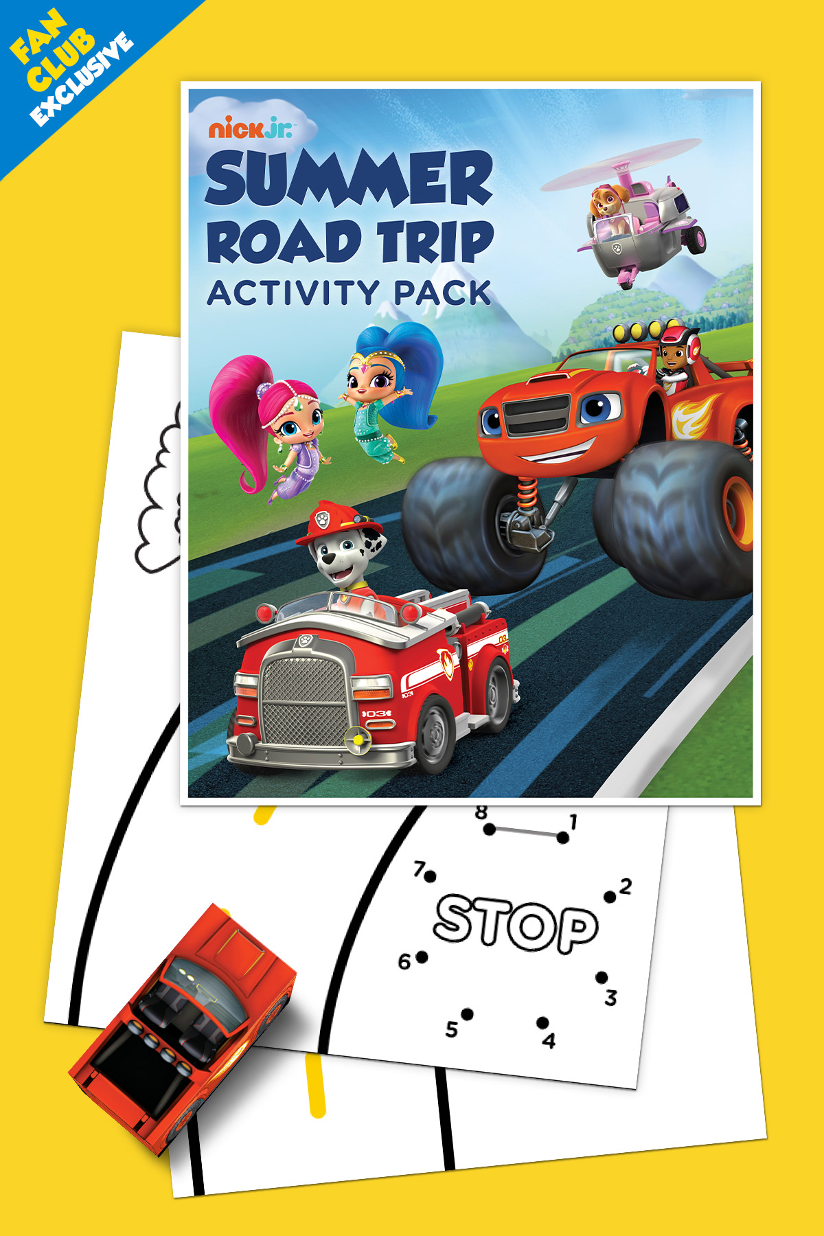 Print Your Nick Jr. Fan Club Membership Kit!