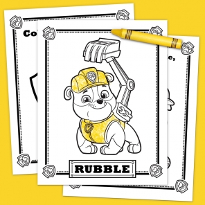 Meet Rubble Activity Pack
