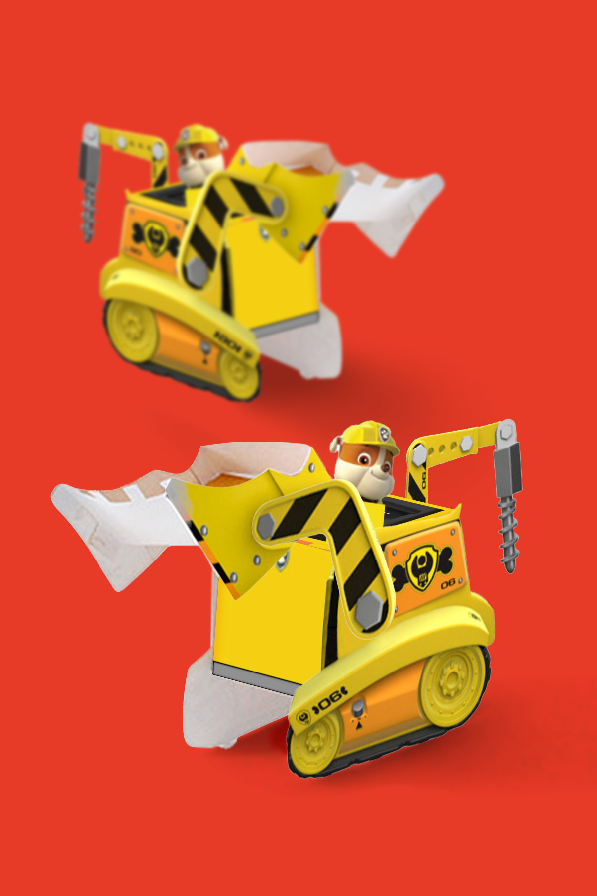 PAW Patrol Rubble Vehicle Toy