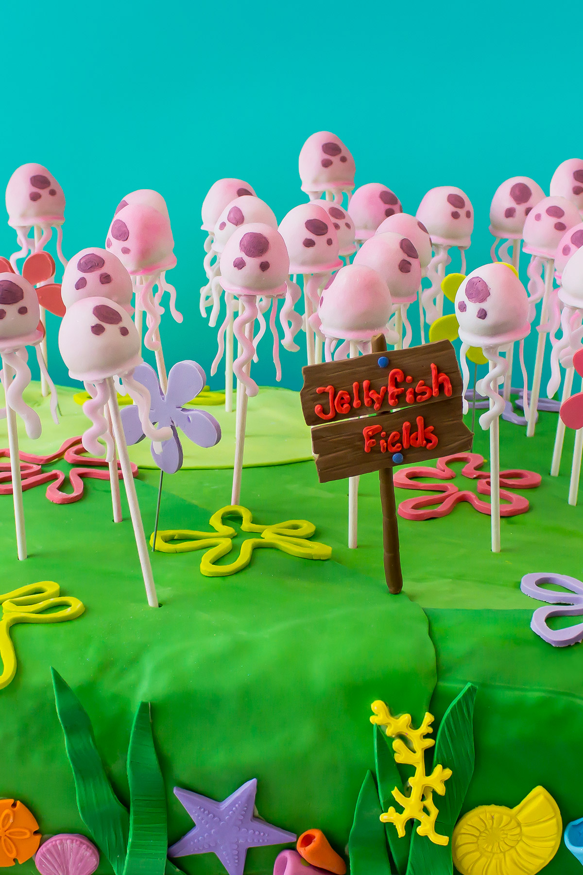 SpongeBob Jellyfish Cake Pops