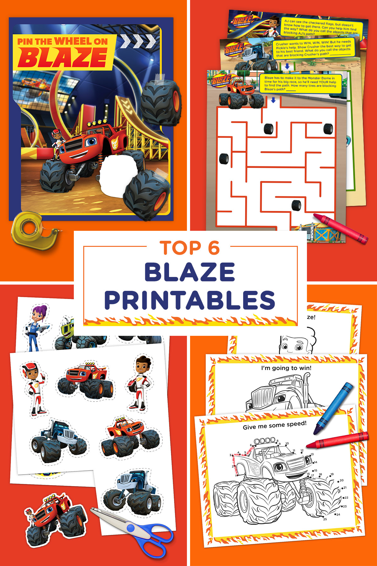 The 6 Best Blaze Printables of All Time | Nickelodeon Parents