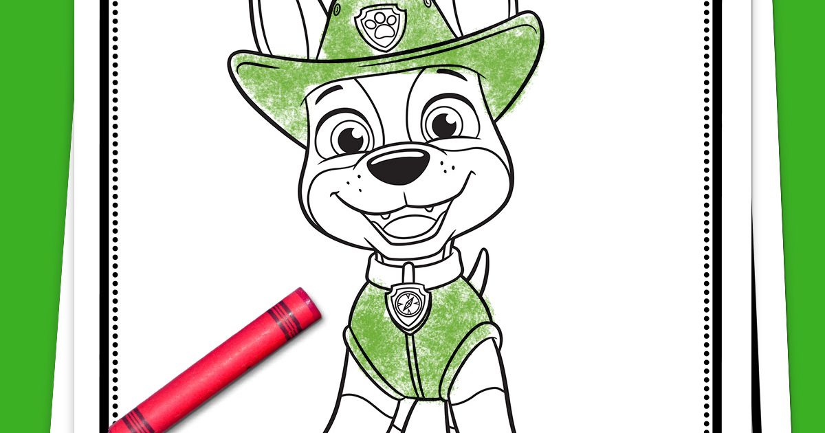 Smøre Sammenbrud kulstof PAW Patrol Tracker Coloring Pack | Nickelodeon Parents