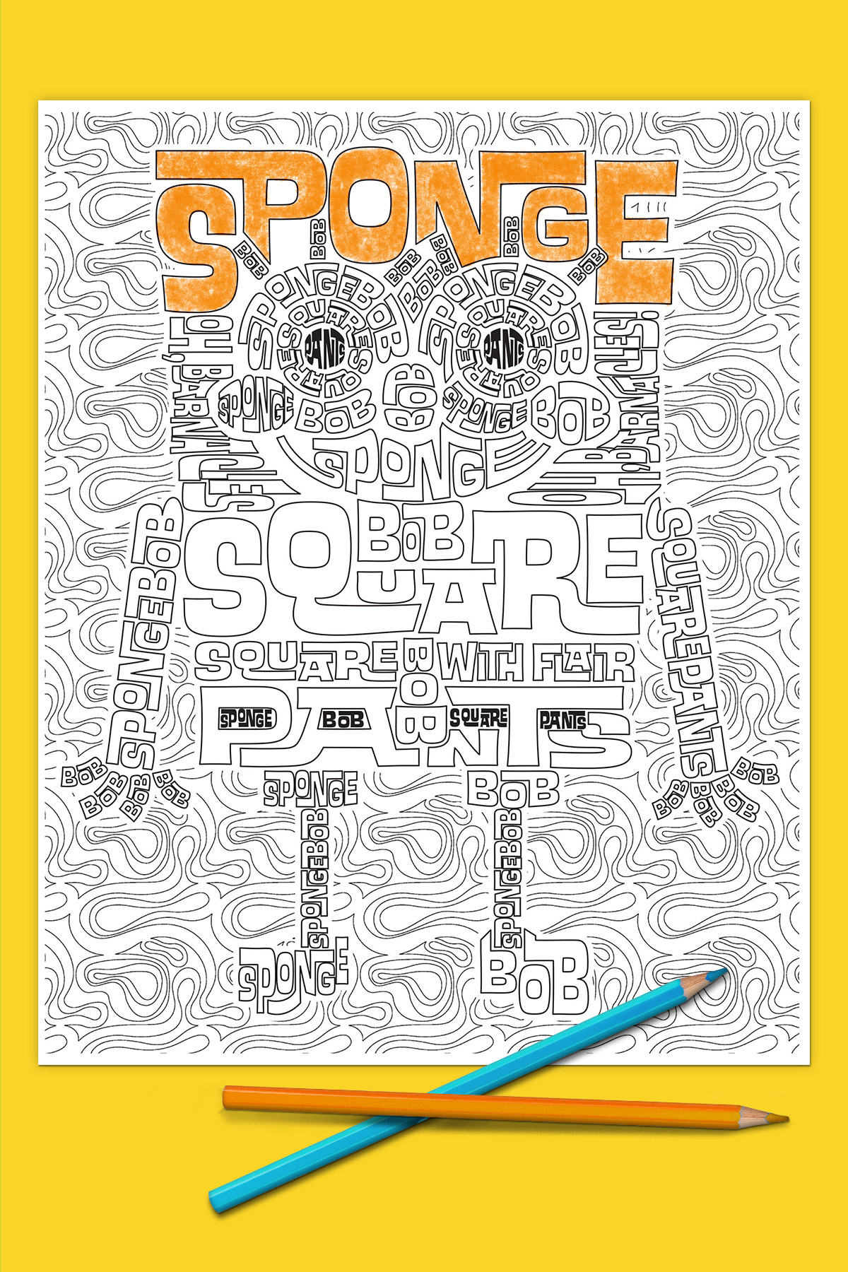 nickelodeon coloring pages spongebob