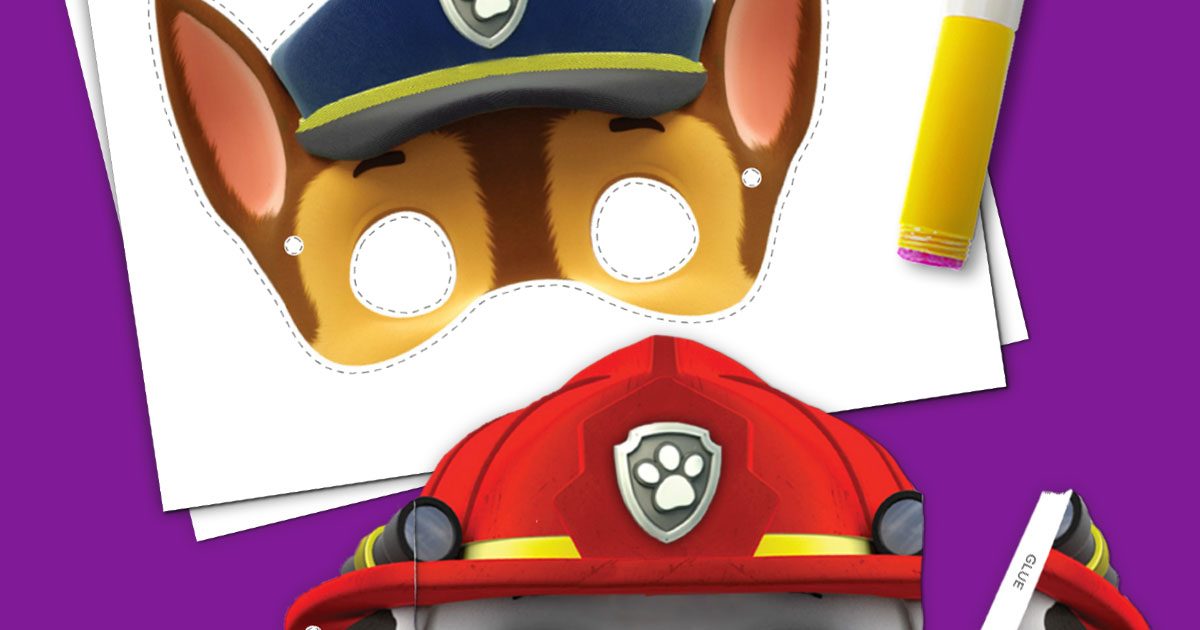 5 Paw Patrol Halloween Printables Nickelodeon Parents