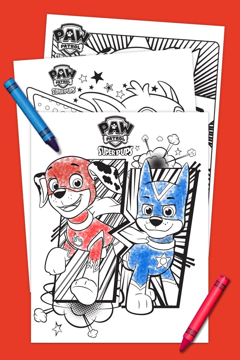 Super Pups Coloring Pack | Nickelodeon Parents