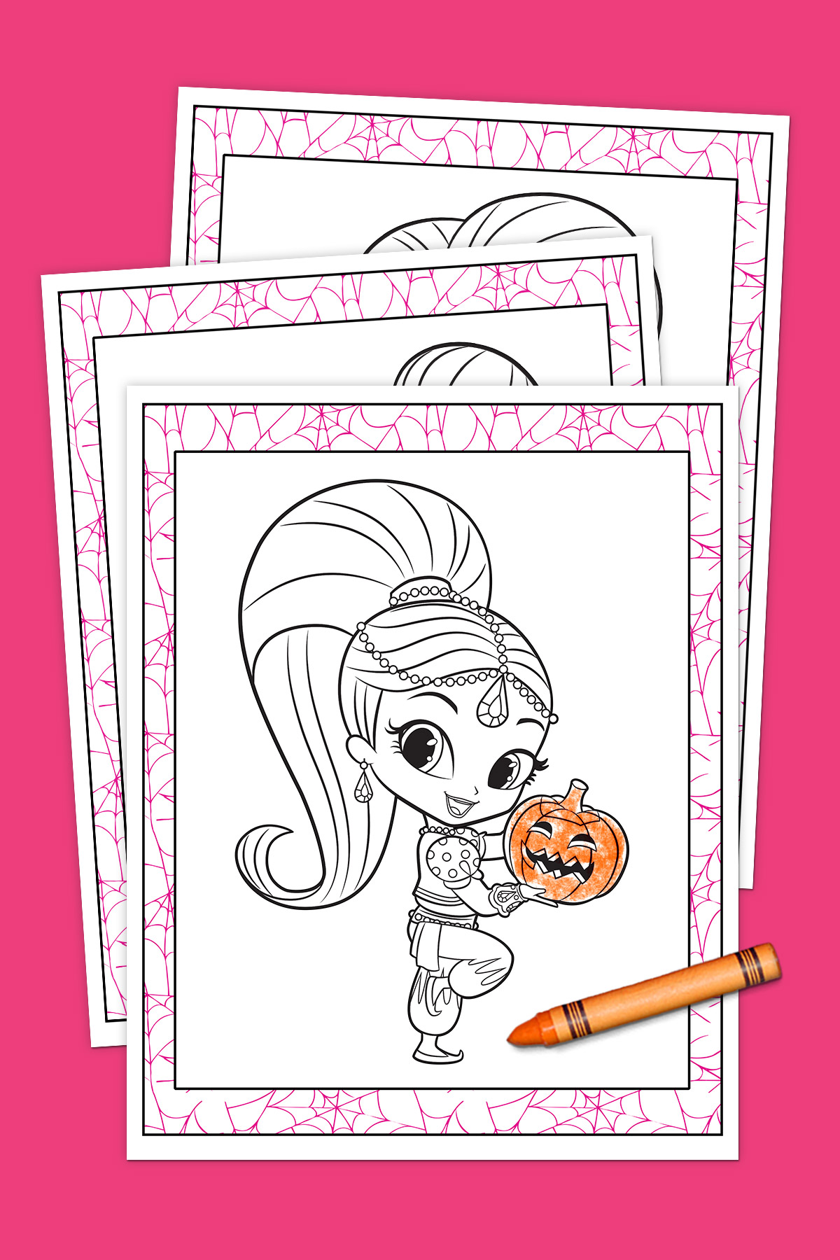 nick jr halloween coloring pages