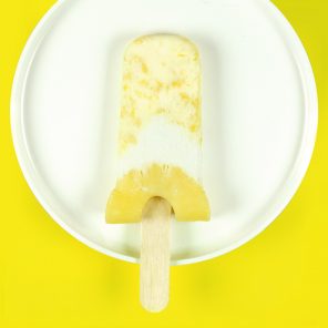 SpongeBob Pineapple Popsicles