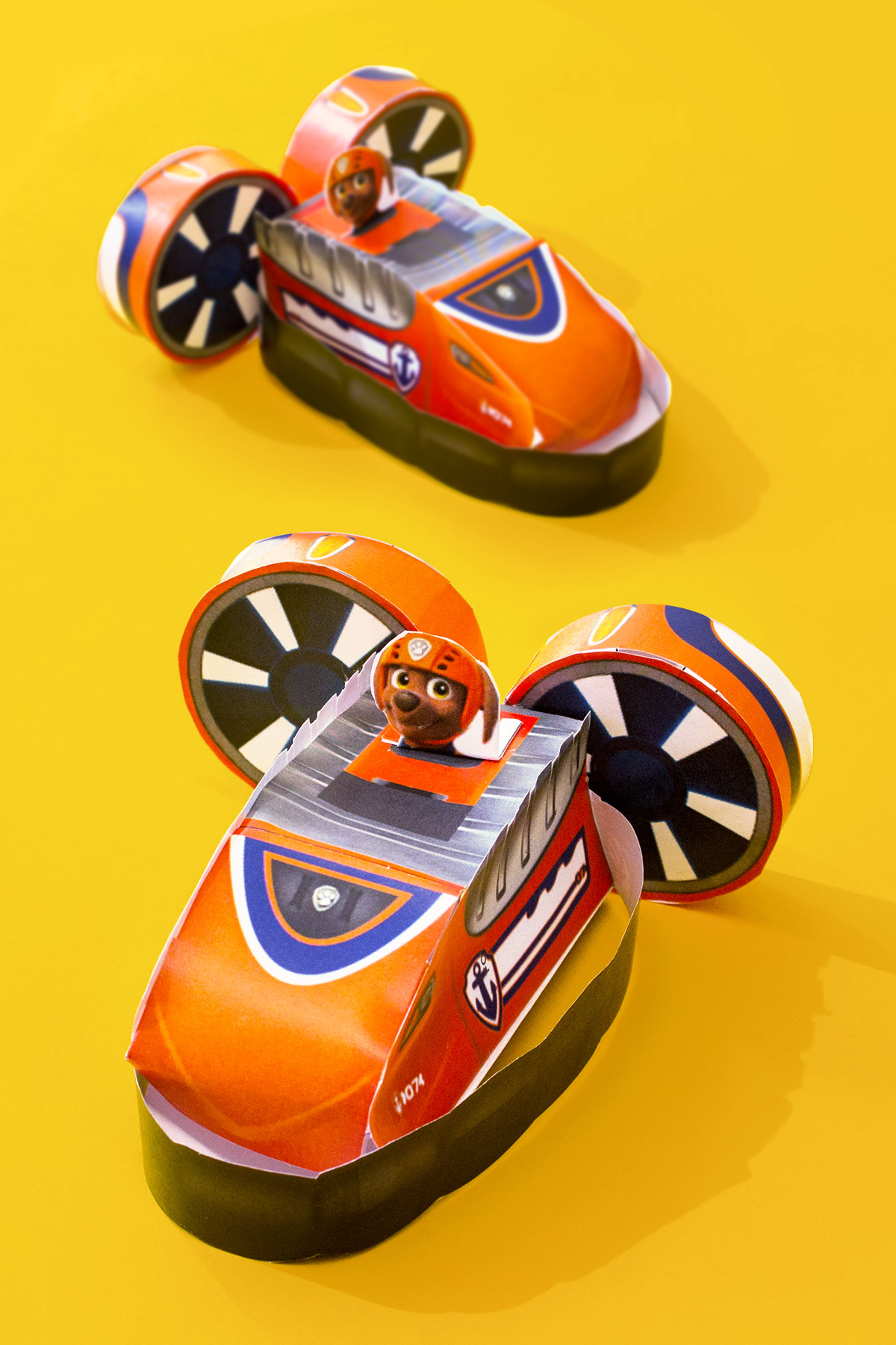 Patrol Zuma Paper Vehicle Toy Nickelodeon