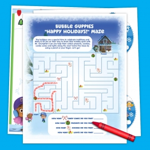 Bubble Guppies Holiday Activity Pack